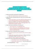 NUR 2063/ NUR2063 EXAM 2 PATHOPHYSIOLOGY- MODULE 4 EXAM 100+ QUESTIONS WITH CORRECT ANSWERS 2024 LATEST UPDATE