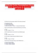 NetSuite Suite Foundations Exam 2024 Questions & Answers Graded A+