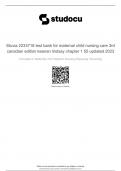 test bank for maternal child nursing care 3rd canadian edition keenan lindsay chapter 1 55 updated 2024