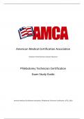 American Medical Certification Association: Phlebotomy Technician Certification Exam Study Guide