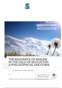 The Relevance of Realism in the field of Education