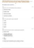 CHEM-120:| CHEM 120 INTRO TO GENERAL, ORGANIC & BIOLOGICAL CHEMISTRY WITH LAB EXAM 1 QUESTIONS WITH 100% CORRECT ANSWERS| GRADED A+