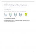 BIOD 171/Microbiology Lab 8 Exam Portage Learning