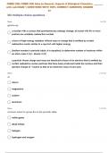 CHEM-120:| CHEM 120 INTRO TO GENERAL, ORGANIC & BIOLOGICAL CHEMISTRY WITH LAB EXAM #1 QUESTIONS WITH 100% CORRECT ANSWERS| GRADED A+