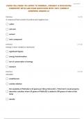 CHEM-120:| CHEM 120 INTRO TO GENERAL, ORGANIC & BIOLOGICAL CHEMISTRY WITH LAB FINAL EXAM STUDY GUIDE QUESTIONS WITH 100% CORRECT ANSWERS