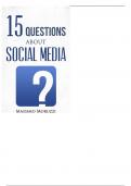 15 Questions About Social Media