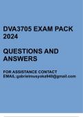 DVA3705 Exam Pack 2024( Empowerment and Popular Initiatives) Questions and answers