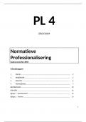 PL 4 Normatieve Professionalisering (onderdeel van het portfolio in 2024) in de Palliatieve Zorg