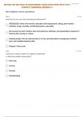 NR-306:| NR 306 HEALTH ASSESSMENT EXAM 1 (CH. 1-6, 8-12) QUESTIONS WITH 100% CORRECT ANSWERS| GRADED A+ 