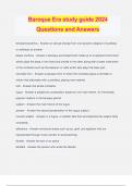 Baroque Era study guide 2024 Questions and Answers