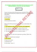 ATI RN Maternal Newborn Proctored Retake Questions and Answers (2023 / 2024) (Verified Answers)