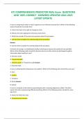 ATI COMPREHENSIVE PREDICTOR REAL Exam  QUESTIONS AND 100% CORRECT  ANSWERS UPDATED 2024-2025 LATEST UPDATE   A nurse is preparing to obtain a client's signature on an informed consent form. Which of the following actions should the nurse take first?  