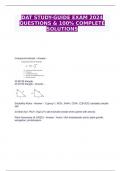 DAT STUDY-GUIDE EXAM 2024 QUESTIONS & 100% COMPLETE SOLUTIONS