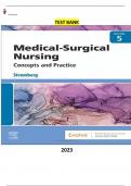 COMPLETE Elaborated Test Bank for Medical-Surgical Nursing 5Ed. by Holly Stromberg 2023