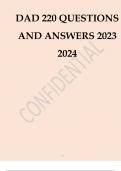 DAD 220 QUESTIONS AND ANSWERS MODULE 4. DAD 220 QUESTIONS AND ANSWERS MODULE 4.DAD 220 QUESTIONS AND ANSWERS MODULE 4. 