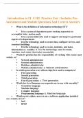 Introduction to IT - C182 - Practice Test - Includes Pre-Assessment and Module Questions & Answers!!
