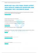 NURS 683/ Nurs 683 FINAL EXAM LATEST 2024 UPDATE COMPLETE QUESTION AND ANSWERS 100% ACCURATE EXAM 