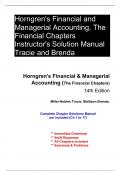 Solutions for Horngren's Accounting, The Financial Chapters, 14th Edition Miller-Nobles (All Chapters included)