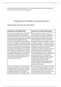 *NEW*L.AB.P3 Investigate the staging of several events to determine common success factors. B.P4 Explain the chosen event idea, including reasons for choice.