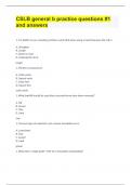 CSLB general b practice questions #1 and answers