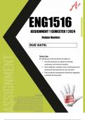 ENG1516 assignment 1 solutions  semester 1 2024 (full solutions)