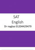 THE SAT ENGLISH PRATICE EXAMS WITH ANS LATEST UPDATE 2024