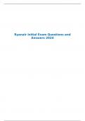 Ryanair Initial Exam Questions and Answers 2024