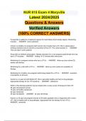 NUR 615 Exam 4 Maryville Latest 2024/2025 Questions & Answers Verified Answers (100% CORRECT ANSWERS)