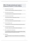 PRN 1178 client centered care 2 exam 1 Questions  Answers A Score Solution
