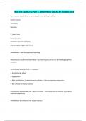 NSC 330 Exam 2 GI Part 1: Antiemetics Qs&As A+ Graded 2024