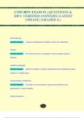 CMN 003V EXAM #1 | QUESTIONS &  100% VERIFIED ANSWERS | LATEST  UPDATE | GRADED A+CMN 003V EXAM #1 | QUESTIONS &  100% VERIFIED ANSWERS | LATEST  UPDATE | GRADED A+