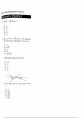 SAT 1 MATHEMATICS EXAM QUESTIONS AND ANSWER KEYS TO EACH TEST MODEL AT THE LAST PAGE