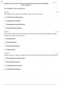 LICENSED CLINICAL SOCIAL WORK (LCSW) EXAM PREP QUESTIONS AND ANSWERS 100% ACCURATE  