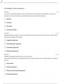 LICENSED CLINICAL SOCIAL WORK (LCSW) PREPARATION EXAM QUESTIONS AND ANSWERS 100% CORRECT  