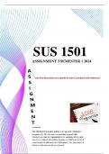 SUS1501 Assignment 3 Semester 1 2024 