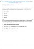 NUR 204 ATI INTRODUCTION TO HEALTH ASSESSMENT EXAM / VERIFIED ANSWERS/GUARANTEE PASS/ALREADY GRADED A+