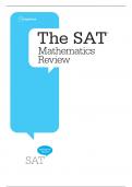 The SAT® Mathematics Review