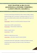 EMT CHAPTER 16 JBL EXAM |  QUESTIONS & ANSWERS (VERIFIED) |  LATEST UPDATE | GRADED A+