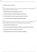 ATI HEALTH ASSESSMENT 2.0 HEALTH HISTORY QUESTIONS AND ANSWERS 100% CORRECT