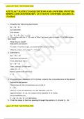 ATI TEAS 7 MATH EXAM QUESTIONS AND ANSWERS (WINTERSPRING QTR 2023/2024)100% ACCURATE ANSWERS GRADED A+