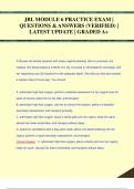 JBL MODULE 6 PRACTICE EXAM |  QUESTIONS & ANSWERS (VERIFIED) |  LATEST UPDATE | GRADED A+JBL MODULE 6 PRACTICE EXAM |  QUESTIONS & ANSWERS (VERIFIED) |  LATEST UPDATE | GRADED A+