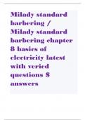 Milady standard barbering / Milady standard barbering chapter