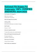 BEST REVIEW National Phi Kappa Psi Fraternity 100% VERIFIED  ANSWERS 2024/2025