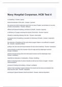 Navy Hospital Corpsman, HCB Test 4 with complete solutions