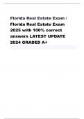 Florida Real Estate Exam / Florida Real Estate Exam 2025 with 100% correct answers LATEST UPDATE 2024 GRADED A+                          Owners that buy income properties as investments and depend on professionals to manage them - ANS-Absentee Owners    a