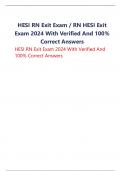 HESI RN Exit Exam / RN HESI Exit Exam 2024 With Verified And 100% Correct Answers HESI RN Exit Exam 2024 With Verified And 100% Correct Answers                          The nurse is completing the admission assessment of a 3year old who is admitted with b
