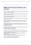MMSC 438 Final Exam Questions and Answers 100% correct
