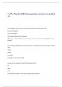  FINRA Practice SIE Exam questions and answers graded A+.