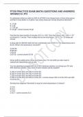 PTCB PRACTICE EXAM (MATH) QUESTIONS AND ANSWERS GRADED A+ #15.