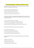 CNA Practice Questions – Prometric All Answers Correct